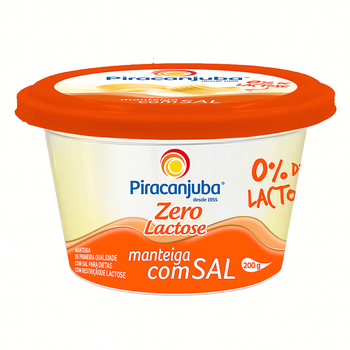 MANTEIGA PIRACANJUBA  ZERO LACTOSE C/SAL