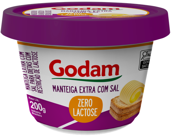 Manteiga Godam Pote Zero Lactose 200g