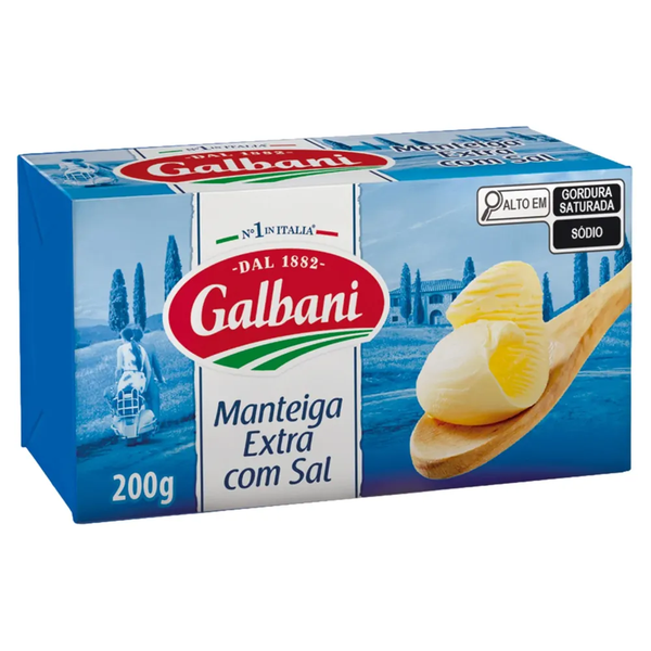 Manteiga Galbani C/Sal Tablete 200g