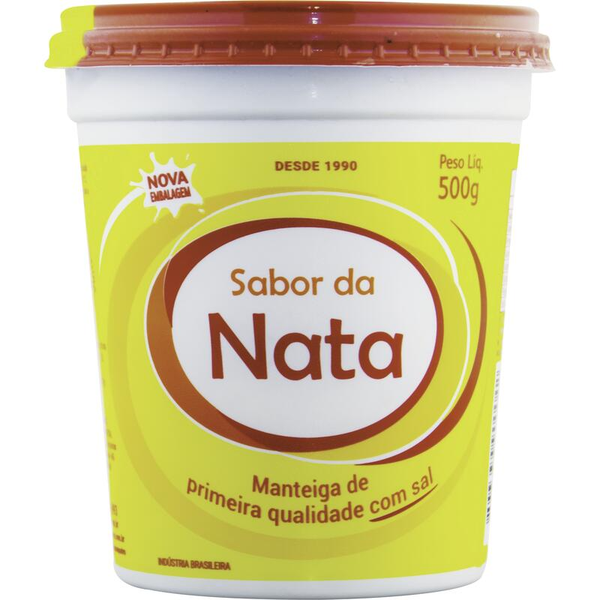 MANTEIGA SABOR DA NATA 500G C/ SAL