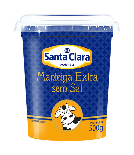 MANTEIGA SANTA CLARA S SAL 500G