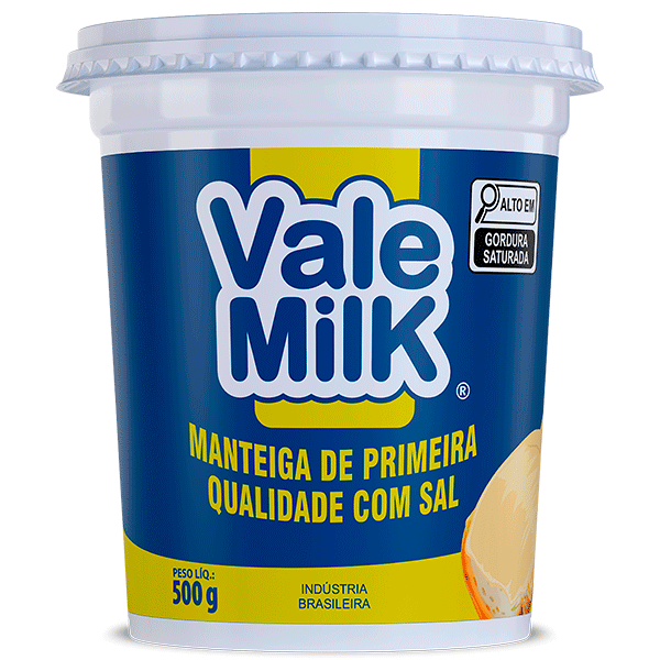 MANT.VALE MILK C/SAL PT 500G