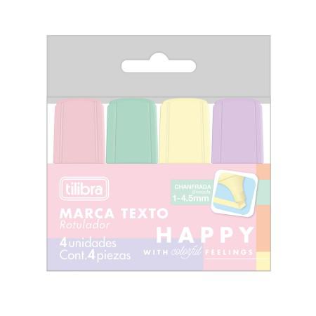 MARCA TEXTO TILIBRA MINI HAPPY C/4