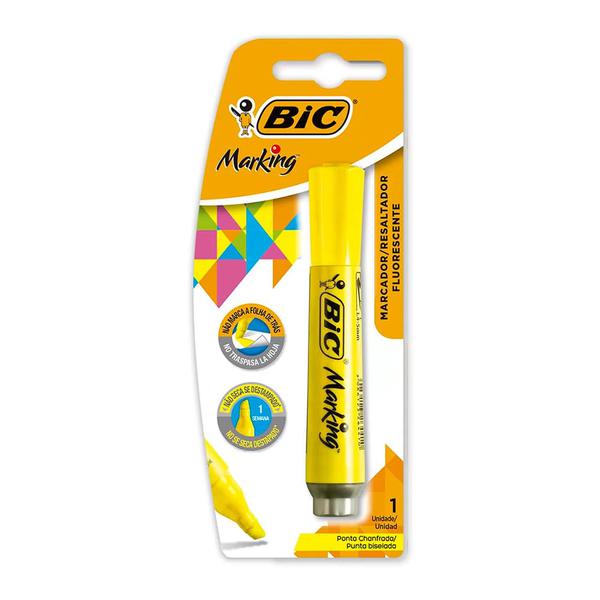 MARCA TEXTO BIC SM BRITE LINE AMAREL C/1