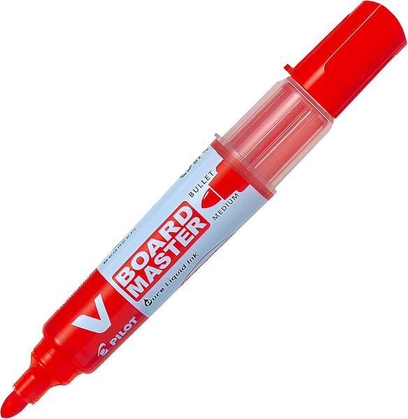 CANETA MARC.PILOT BOARD MASTER QB RECAR VERMELHO