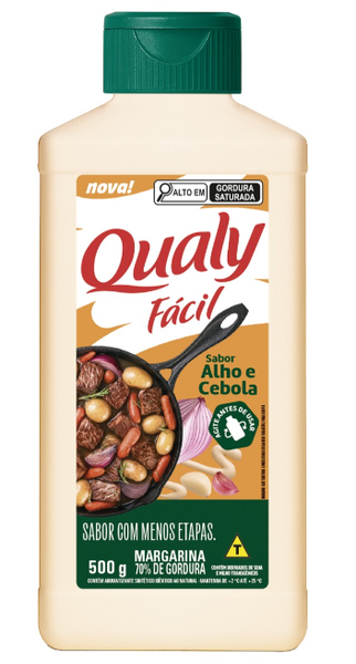 MARGARINA QUALY FACIL REFOGA C/SAL 500G