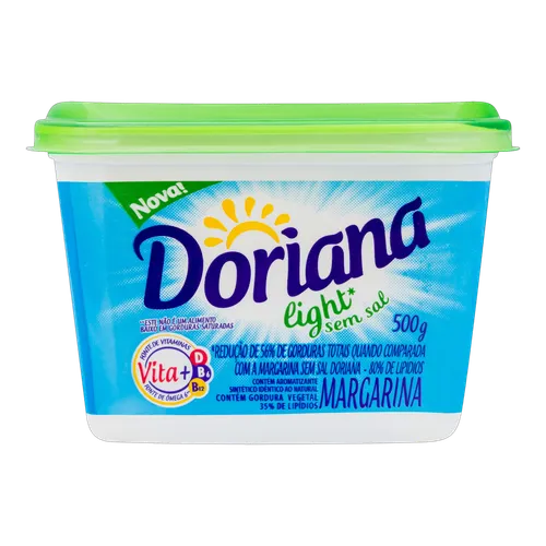 MARGARINA DORIANA LIGHT S/SAL 500G      