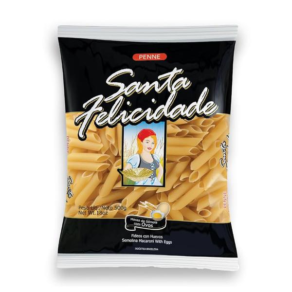 MASSA STA.FELICIDADE 500G PENNE C/OVOS