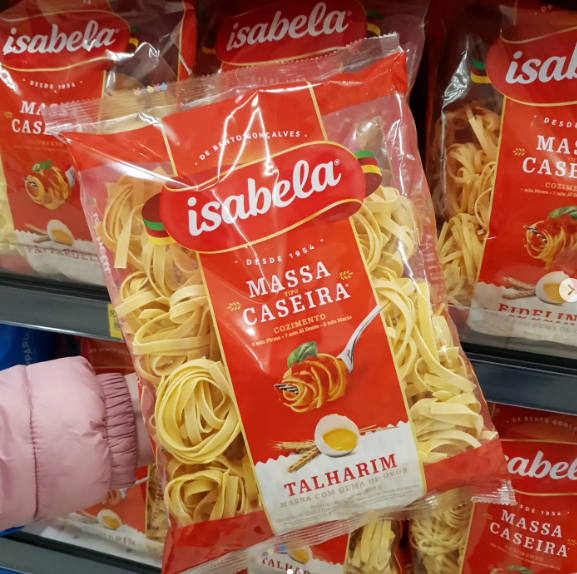 MASSA OVOS ISABELA 400G TALHARIM CASEIRO