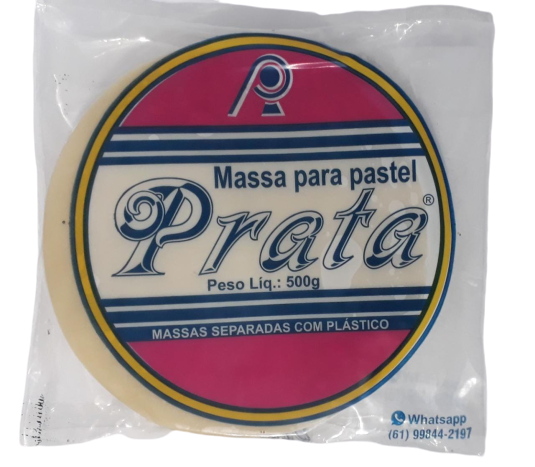 MASSA PARA PASTEL PRATA DISCAO 500GR