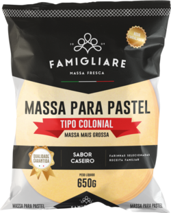 Massa De Pastel Grossa Colonial 650gr