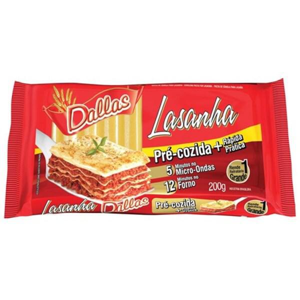 MAC DALLAS LASANHA 200GR PRE COZIDO