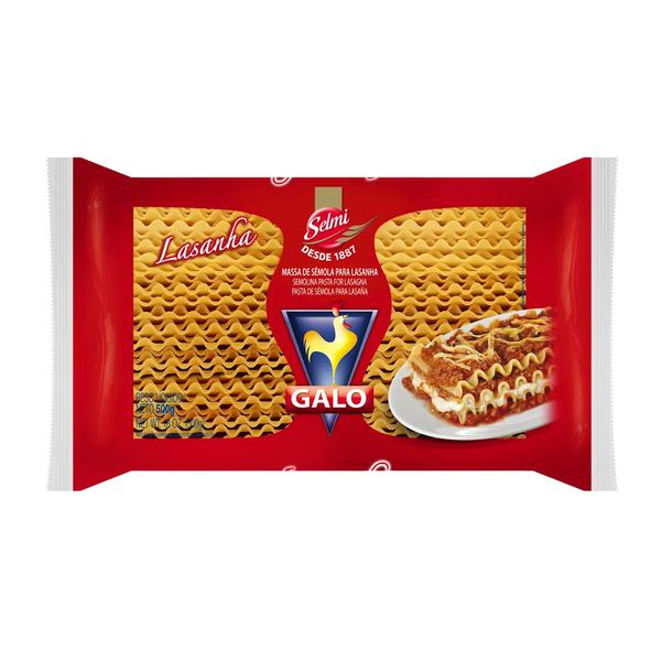 LASANHA GALO SEMOLA 500G