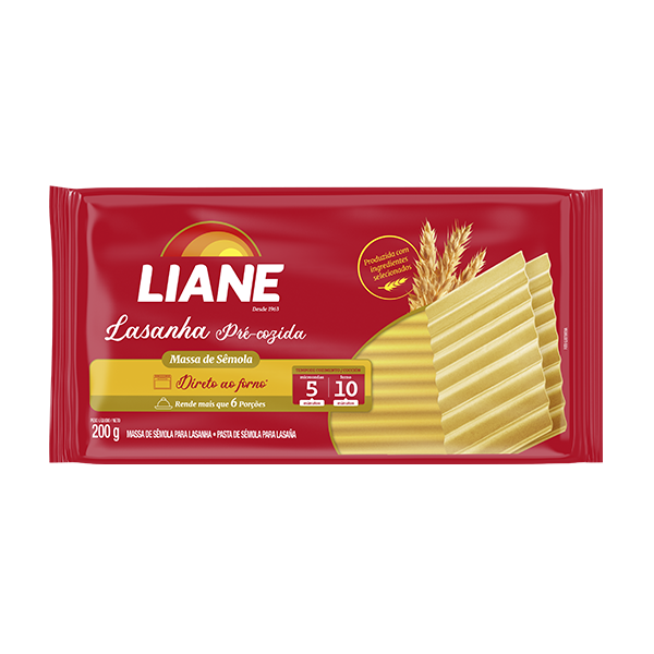 MAC LIANE LASANHA SEMOLA P COZ 200G
