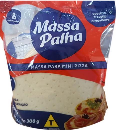 MASSA PARA PIZZA BROTINHO MASSA PALHA  300G UNIDADE