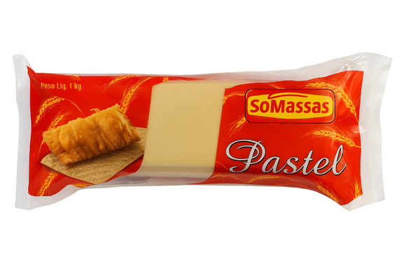 MASSA PASTEL ROLO 1kg SO MASSAS
