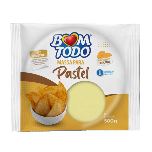 MASSA P/PASTEL BOM TODO 500G