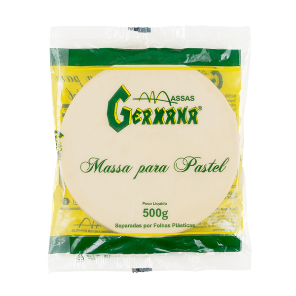 MASSA PASTEL GERMANA QUADRADA 500G