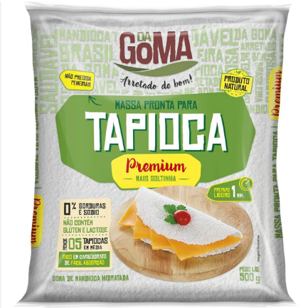 MASSA PRONTA PARA TAPIOCA DA GOMA PREMIUM  500G