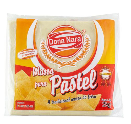 MASSA DONA NARA PASTEL TABLETE 2KG