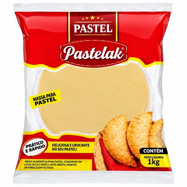 Massa de Pastel Pastelak Cortada 1KG
