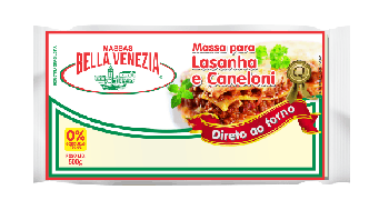 MASSA BELLA VENEZIA PARA LASANHA E CANEL