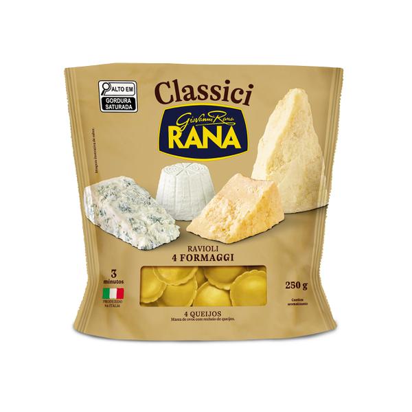 MASSA RAVIOLI FORMAGGI RANA 250GR
