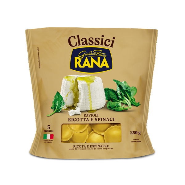 MASSA RAVIOLI RICO/ESP RANA 250GR