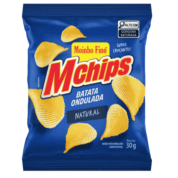 Batata Lisa Mchips 30g Natural