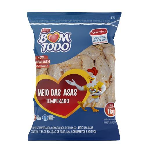 MEIO DAS ASAS TEMPERADO BOM TODO 1KG