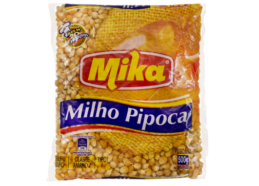 Milho Pipoca Mika 500g