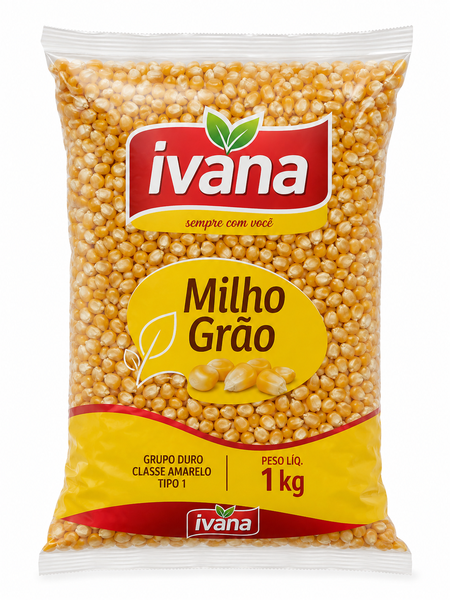 MILHO EM GRAOS IVANA 1KG