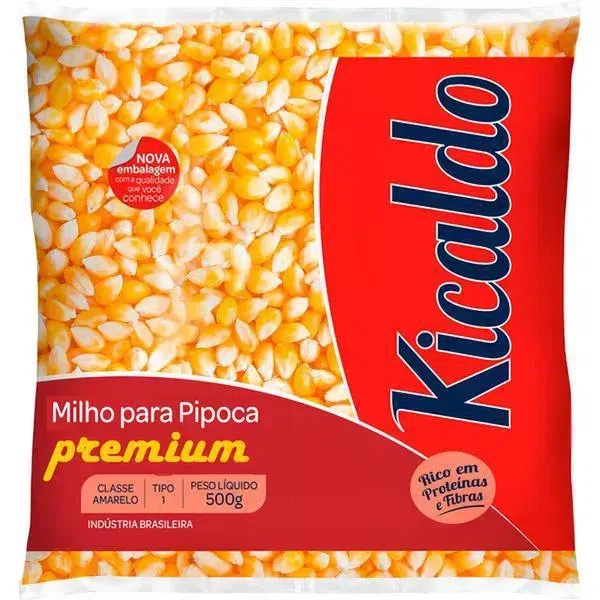 MILHO PARA PIPOCA KICALDO 28X400G
