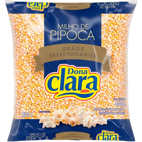 MILHO PIPOCA DONA CLARA 500G