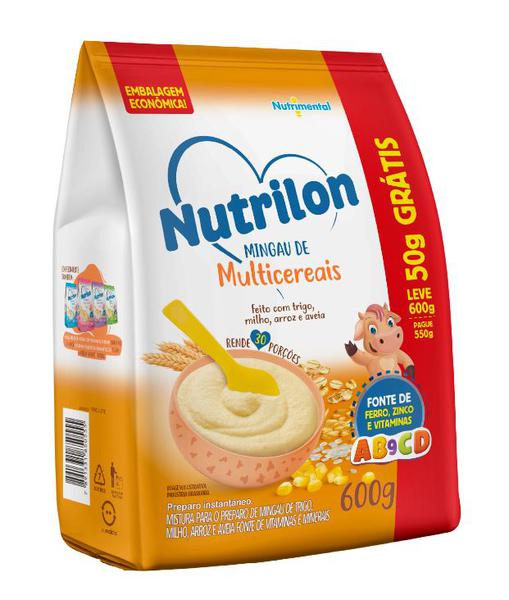 MINGAU NUTRILON MULTICEREAIS SACH LV600G