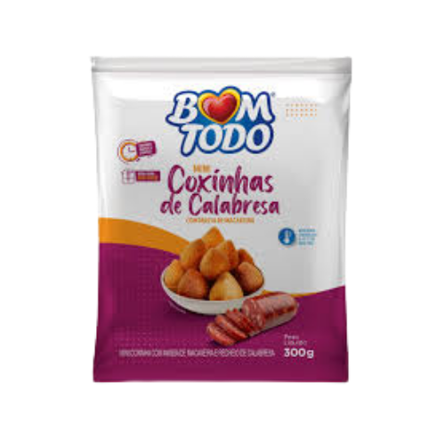 MINI COXINHA CALABRESA BOM TODO CONG 300G