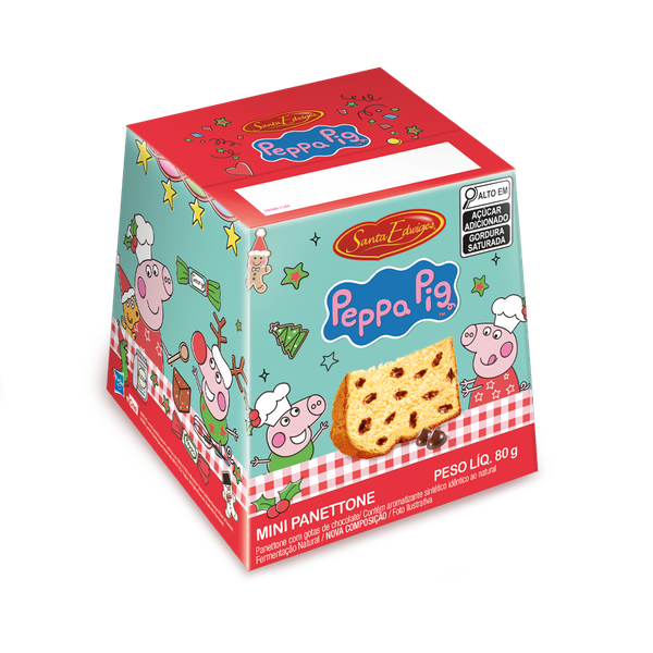 PANETONE SANTA EDWI 80G MINI PEPPA PIG