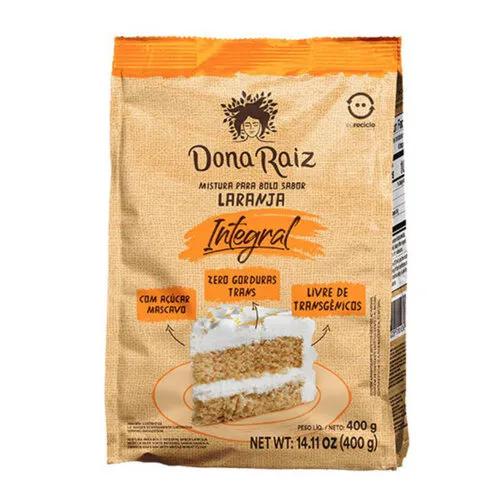 MIST BOLO INT DONA RAIZ 400G LARANJA