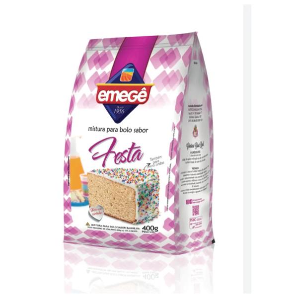 MISTURA BOLO EMEGE 400G   FESTA