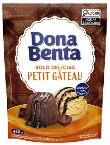 MIST.BOLO D.BENTA PETIT GATEAU SACH.450G