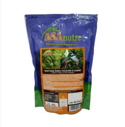ASANUTRE MISTURA PARA COLEIRO E CURIO 400G