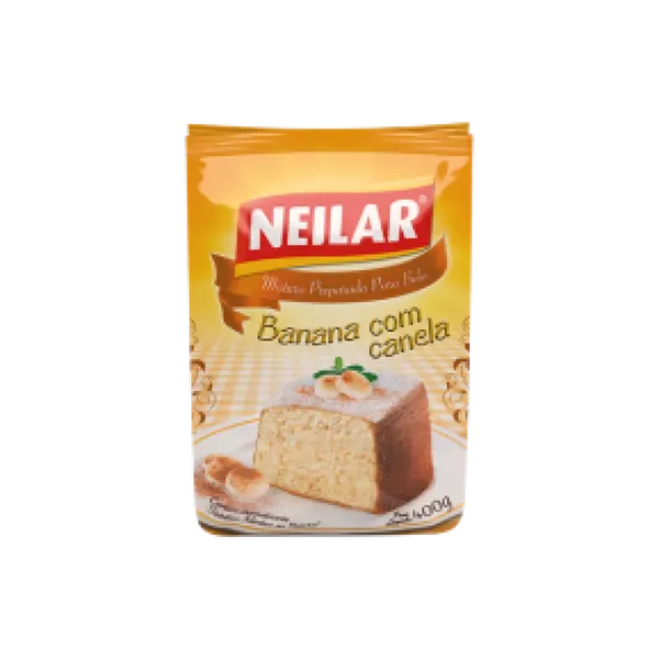 MISTURA BOLO NEILAR BANANA COM CANELA 400G