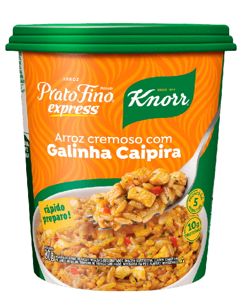 ARROZ CREMOSO PRATO FINO 80G GALINHA
