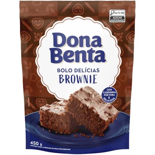 MISTURA BOLO D BENTA BROWNIE 450G