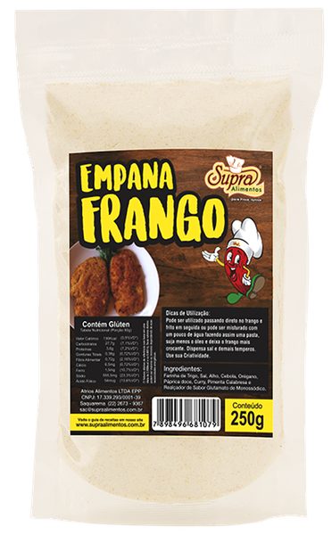 Farinha p/ Empanar Supra Alimentos 250g Frango