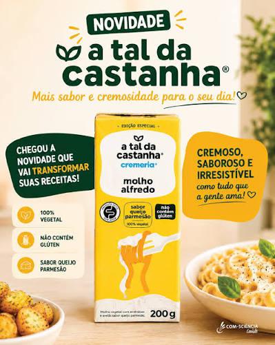 MOLHO ALFREDO TAL DA CASTANHA 200G
