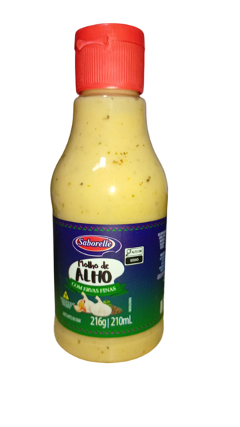 MOLHO SABORELLE 210ML ALHO C/ ERVAS FINA