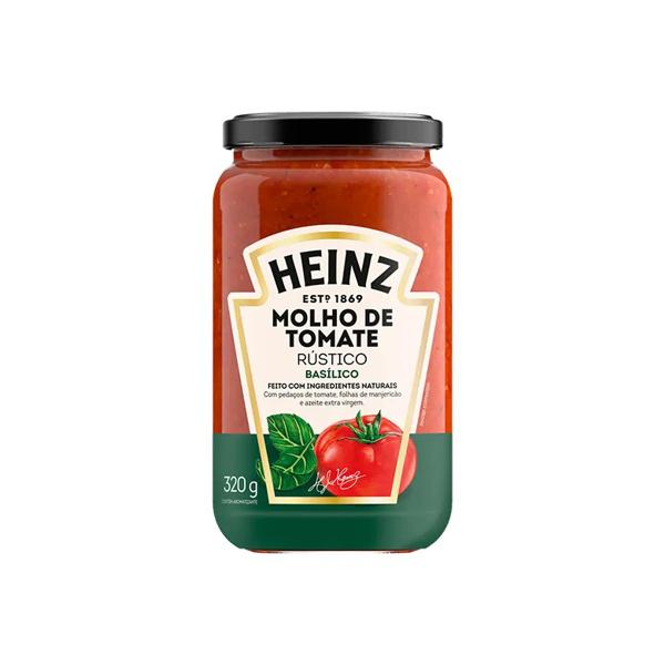 MOLHO TOMATE HEINZ 320G BASILICO VD
