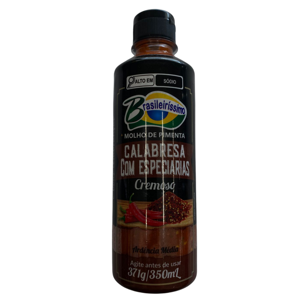 MOLHO PIM CALABRESA C/ESP 350ML BRASILEIRISSIMO