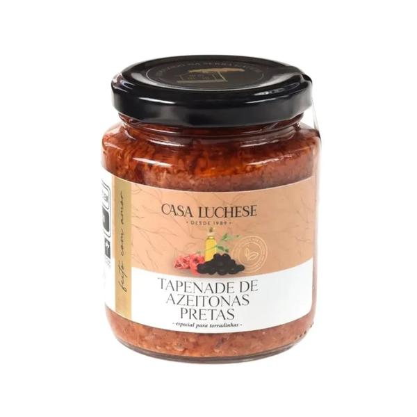 TAPENADE AZEITONAS PRETAS 280G CASA LUCHESE